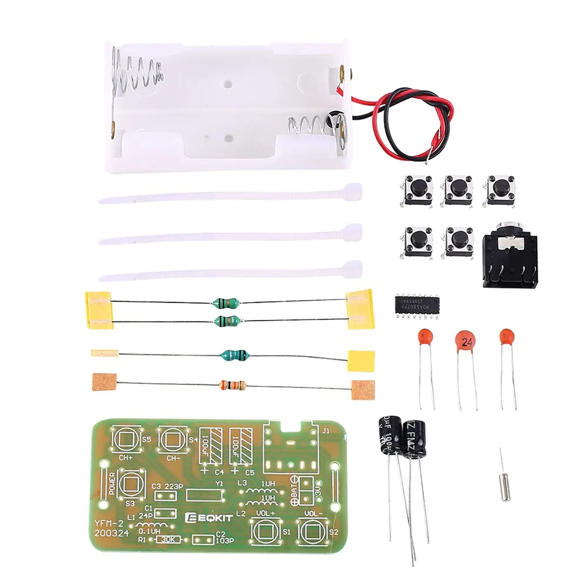 IS DIY Radio Kit 76-108MHz | Learn Soldering & Circuit Assembly for Adults & Students - view 2