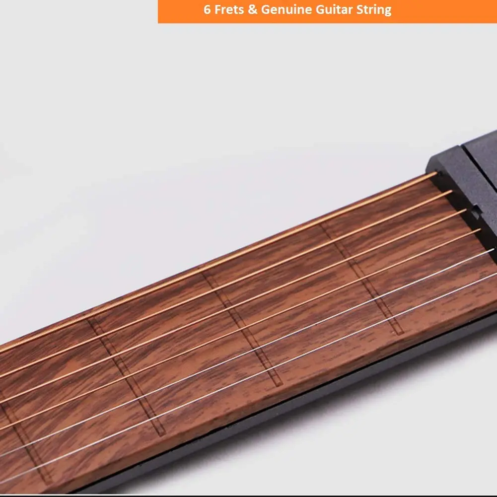 Moreup Digital Guitar Chords Trainer (Model B) with 6 Frets & Rotatable Screen | Practice Anytime, Anywhere - view 5