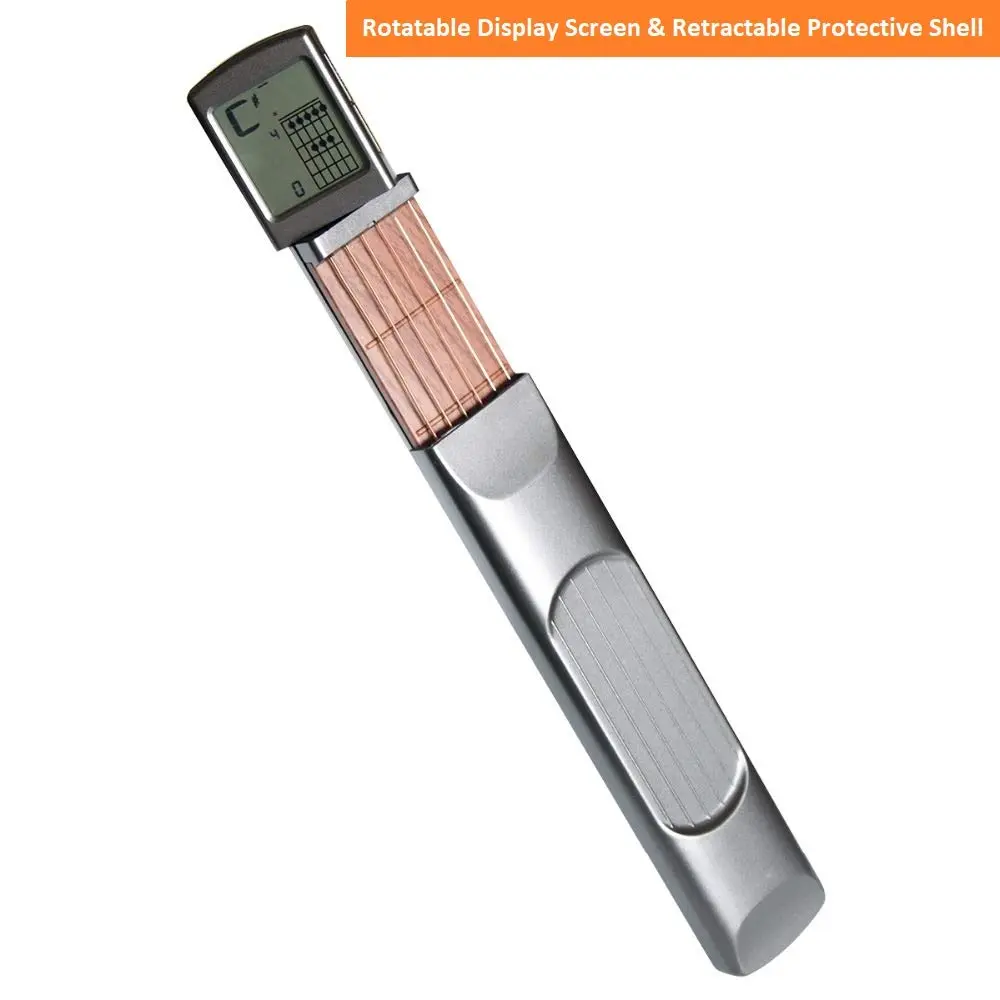Moreup Digital Guitar Chords Trainer (Model B) with 6 Frets & Rotatable Screen | Practice Anytime, Anywhere - view 4