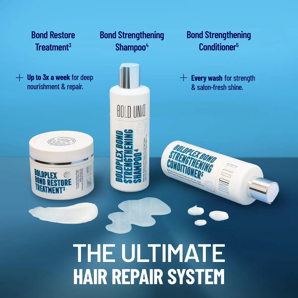 BOLD UNIQ BoldPlex Hair Mask 6.76 Fl Oz | Deep Repair for Damaged Hair - view 7