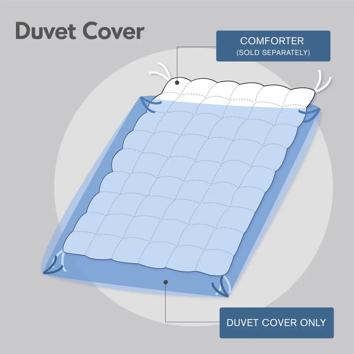 Madison Park Cotton Chenille Tufted Taupe King Duvet Cover Set | All Season, OEKO-TEX Certified, 100% Cotton (104"x92") - view 2