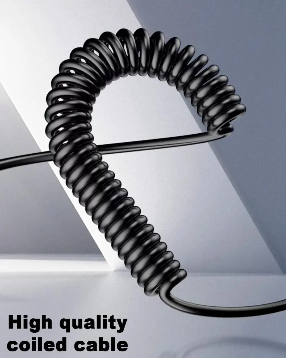 Duttek Extreme Thin Coiled Micro HDMI to HDMI Cable 1.8M (6FT) | 4K@60Hz, 18Gbps, ARC - view 7