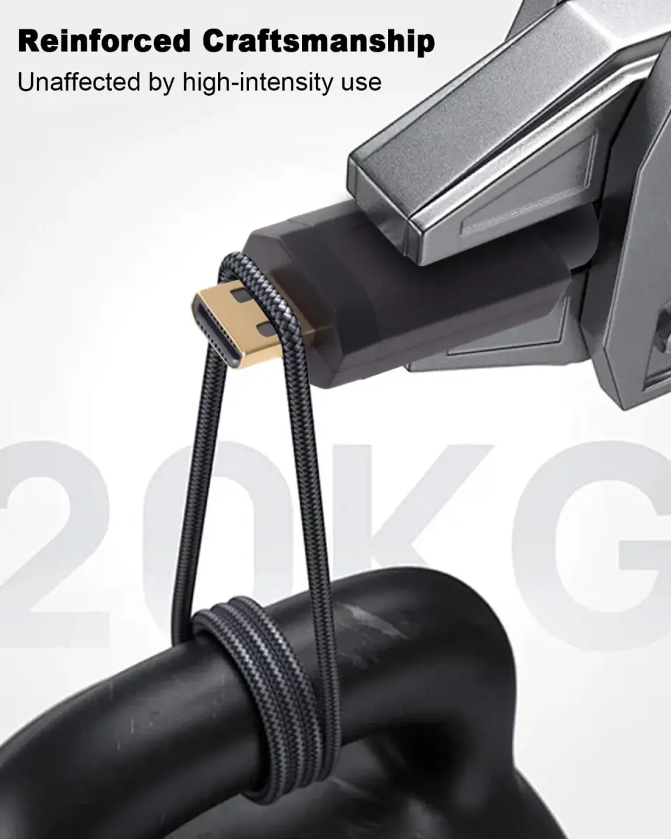 Duttek Extreme Thin Coiled Micro HDMI to HDMI Cable 1.8M (6FT) | 4K@60Hz, 18Gbps, ARC - view 3