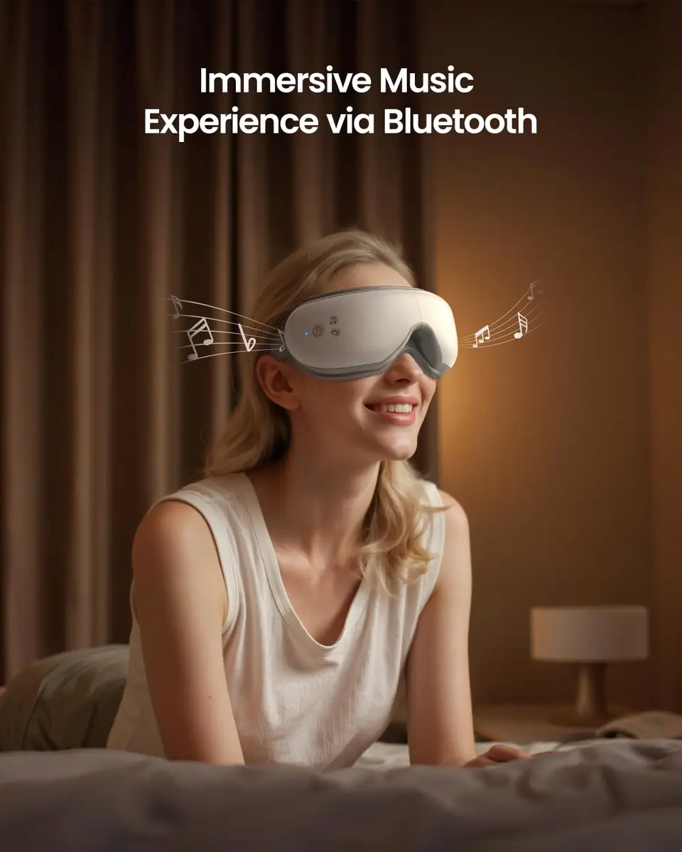 RENPHO Eyeris 1 Eye Massager with Heat | Sleep Mask with Remote Control for Relaxation - view 6
