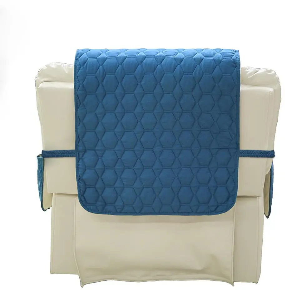 RBSC Home Recliner Chair Cover 30 Inches Peacock Blue Waterproof | Washable Furniture Protector - view 6