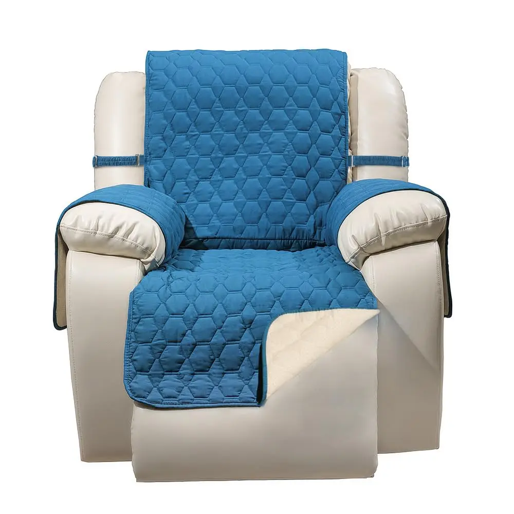 RBSC Home Recliner Chair Cover 30 Inches Peacock Blue Waterproof | Washable Furniture Protector - view 9