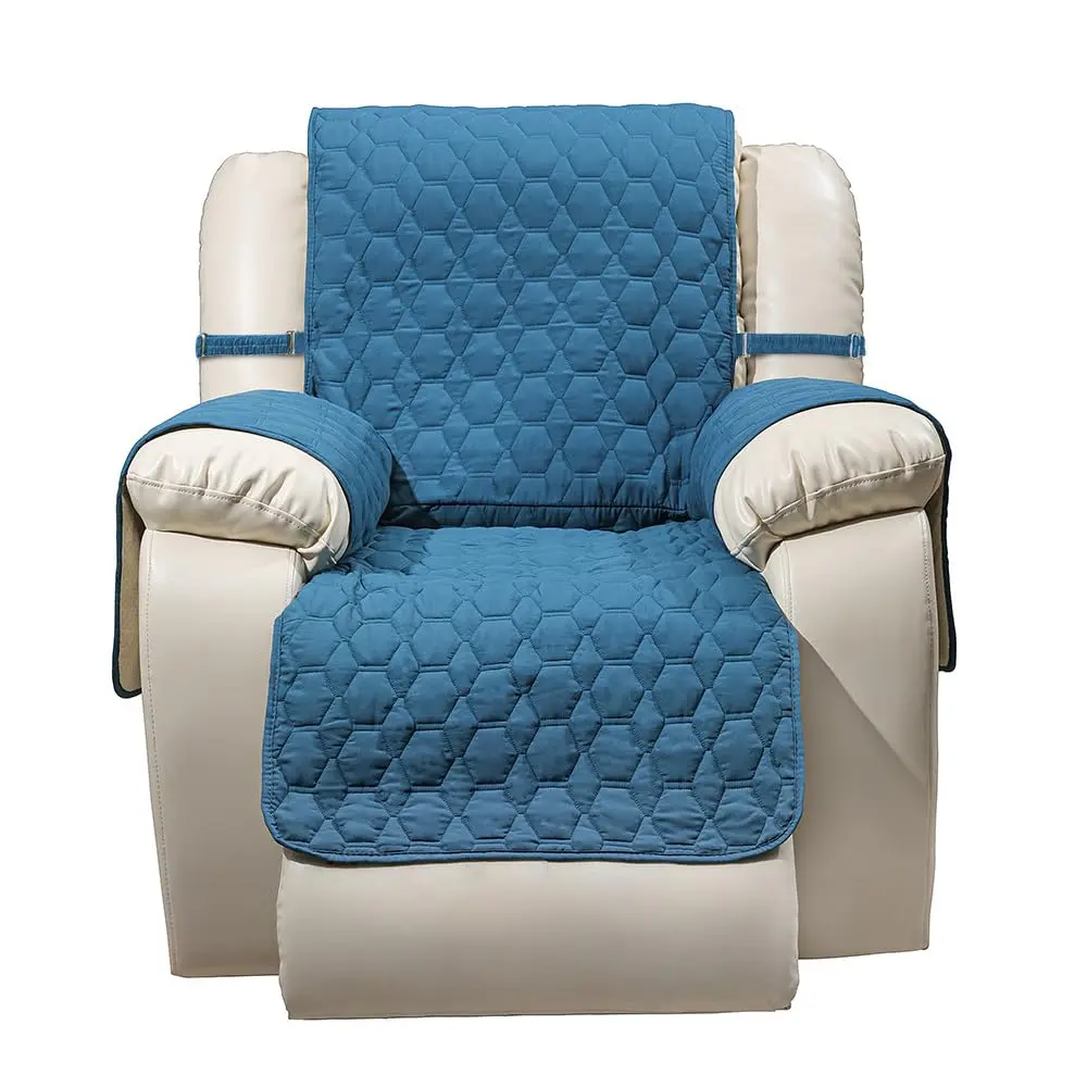 RBSC Home Recliner Chair Cover 30 Inches Peacock Blue Waterproof | Washable Furniture Protector - view 10