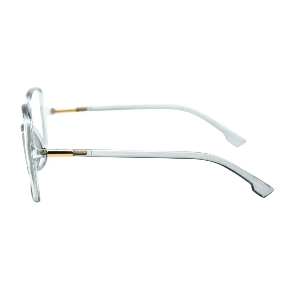 Shiratori Blue Light Blocking Glasses Retro Frame UV400 Protection | Big Nerd Style (139mm) - view 2