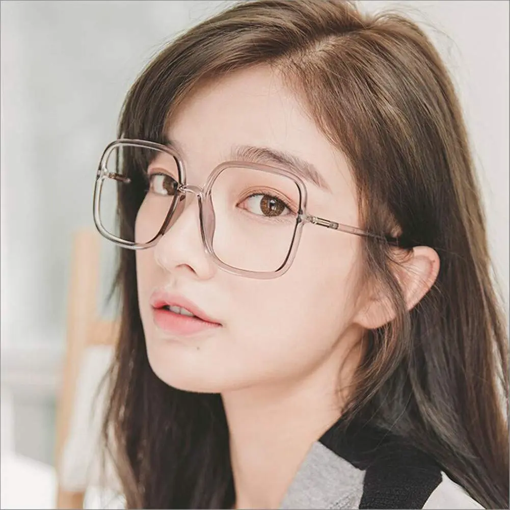 Shiratori Blue Light Blocking Glasses Retro Frame UV400 Protection | Big Nerd Style (139mm) - view 3