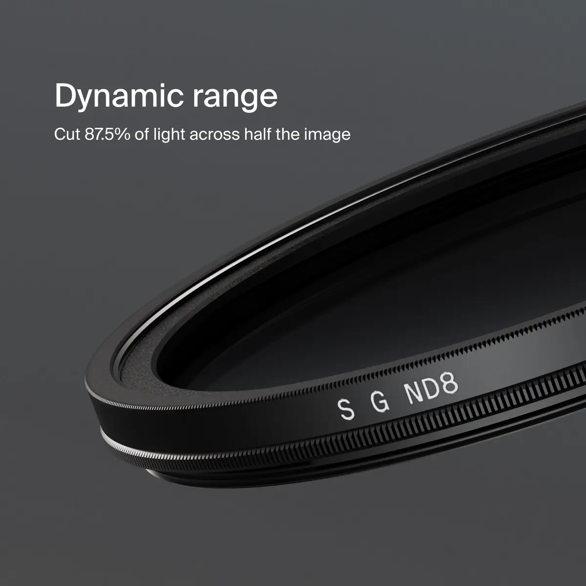 Urth 43mm Soft Graduated ND8 Lens Filter Plus | 3-Stop Light Reduction for Landscape Photography - view 4