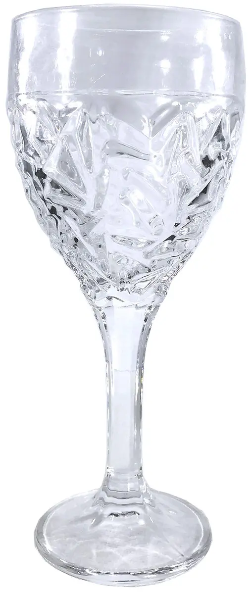 Amlong Crystal Engraved Cut Crystal Wine Glasses Set of 6 | 177ml (6 fl oz) Lead-Free Glassware - view 3