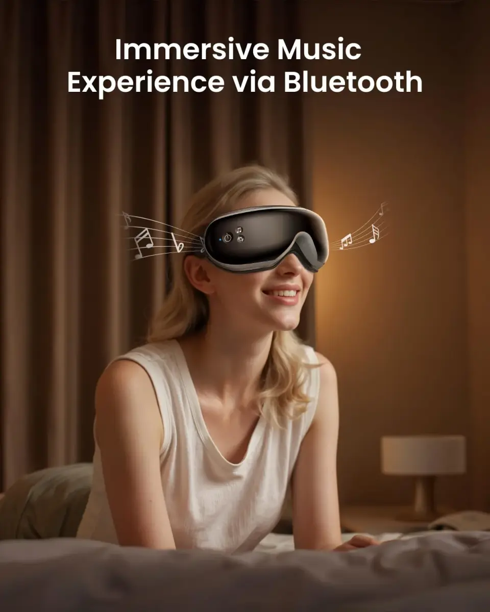 RENPHO Eyeris 1 Eye Massager with Heat & Remote Control | 104-113℉ (40-45℃) Heated Massage - view 5