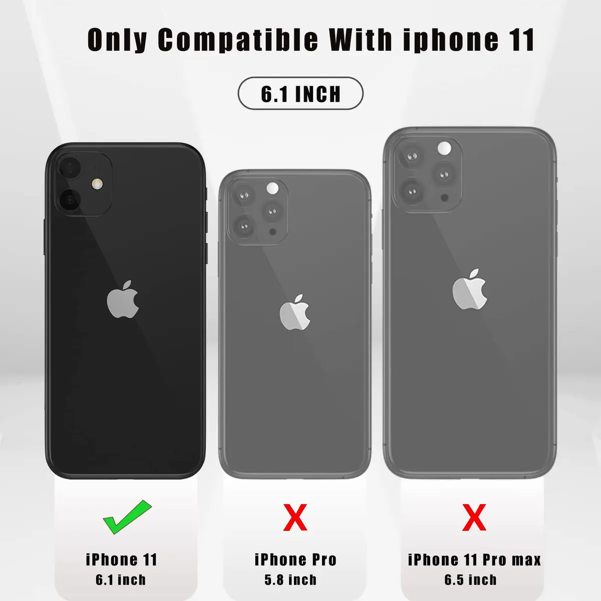 ORIbox Case Compatible with iPhone 11 | Translucent Matte, Shatterproof & Scratch Resistant - view 2