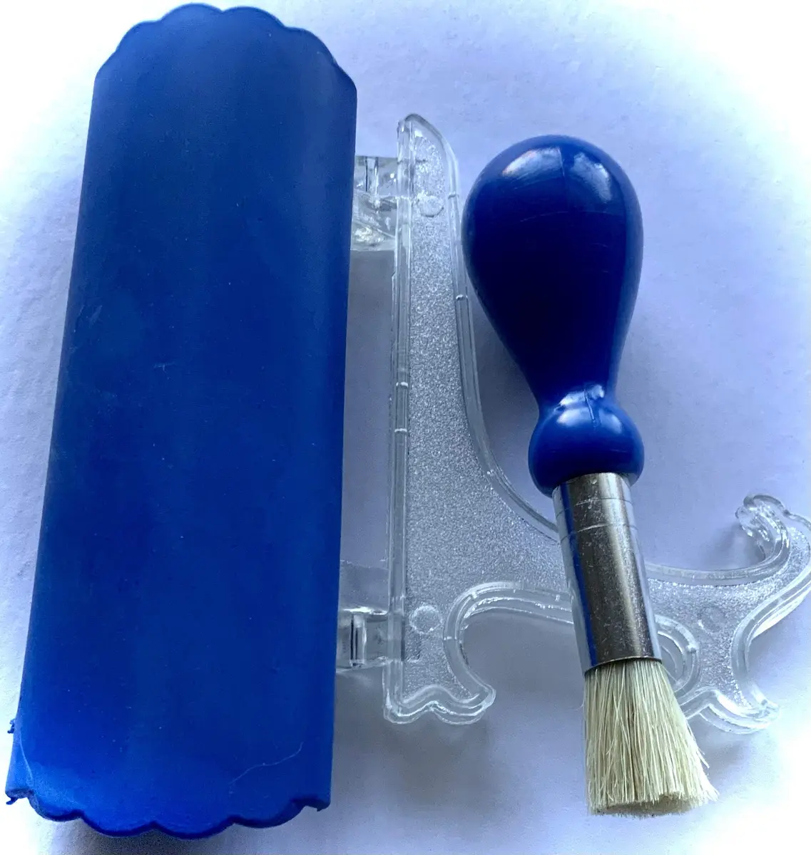 BonCera Ceramic Garlic Grater Plate 4-Piece Set - Blue Ocean Glazed | Versatile Kitchen Tool for Garlic, Ginger & Fruits - view 10