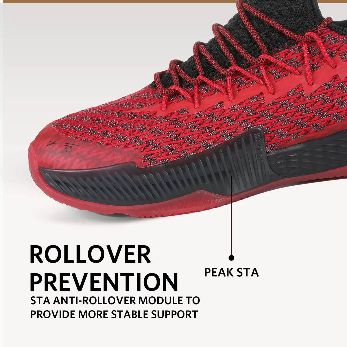 PEAK Men's Basketball Shoes Lightning Sport Shoes for Basketball, Running, Walking | Louis Williams Signature - view 4
