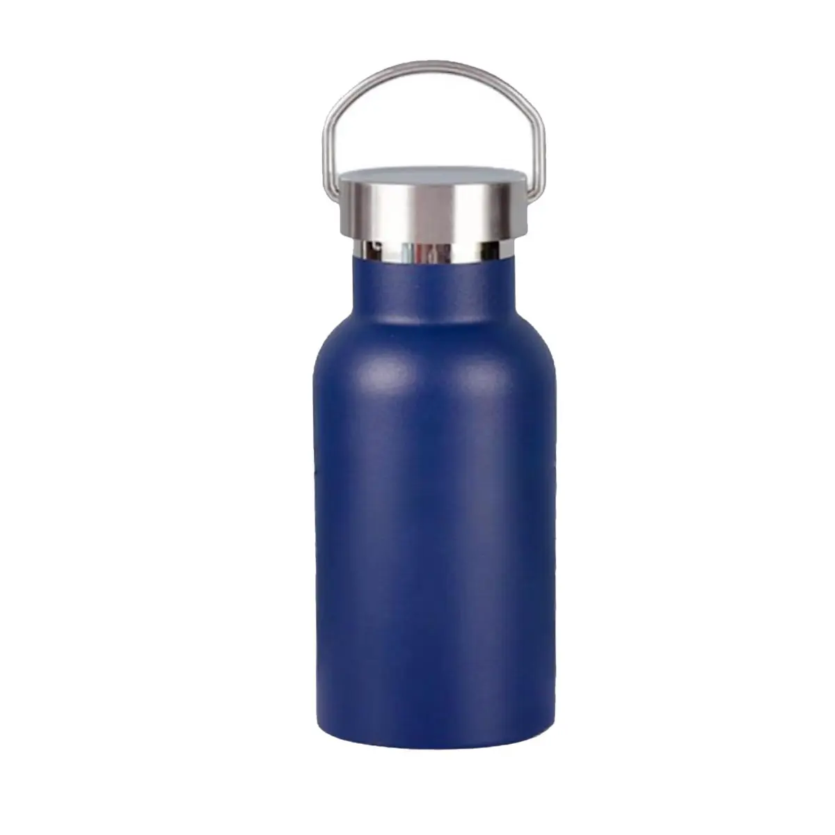 Gteller Double Walled Stainless Steel Vacuum Insulated Sports Water Bottle with Portable Stainless Lid, Wide Mouth (Blue 12oz) - main product image