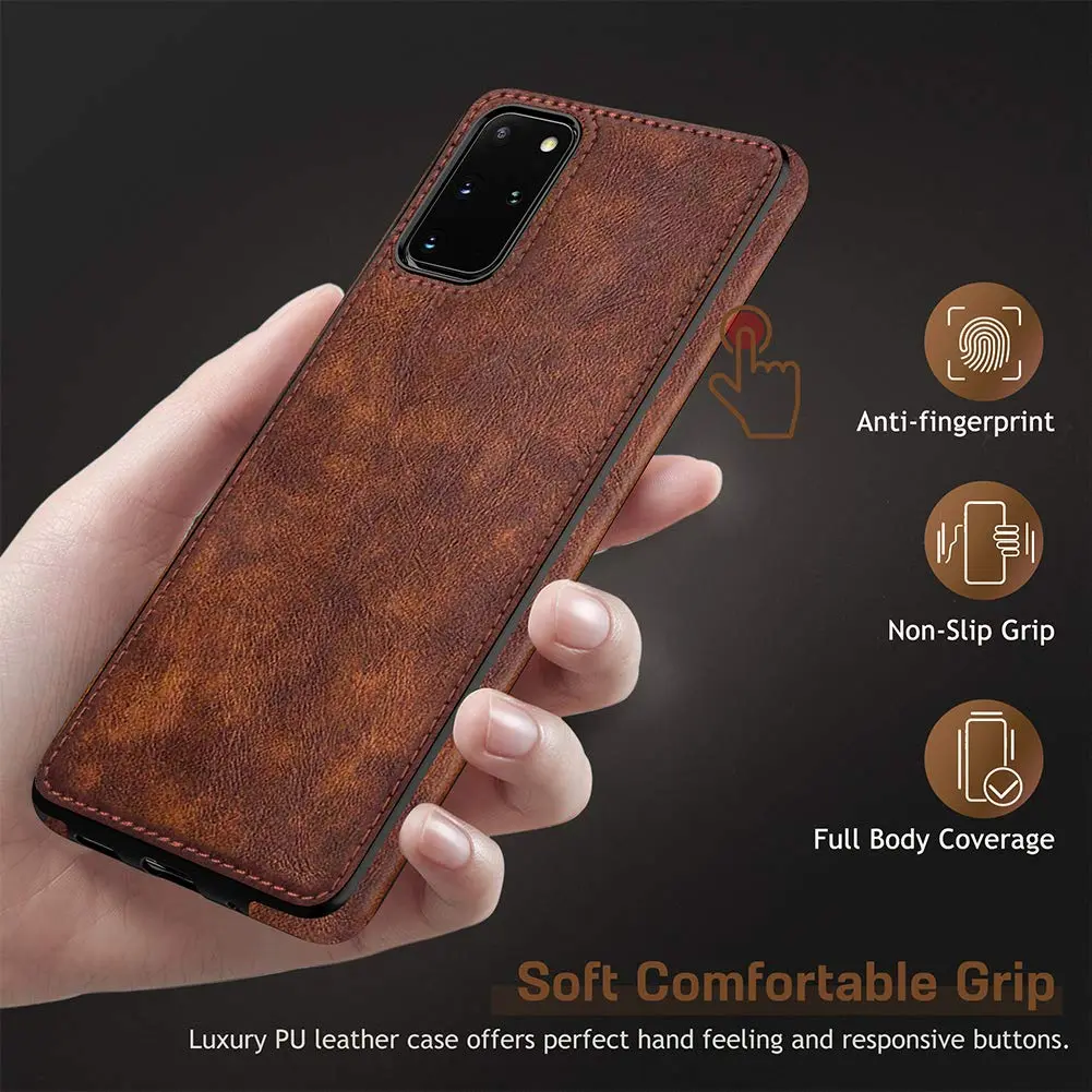 LOHASIC Leather Case for Samsung Galaxy S20 Plus 6.7" | Slim, Shockproof & Elegant - view 6