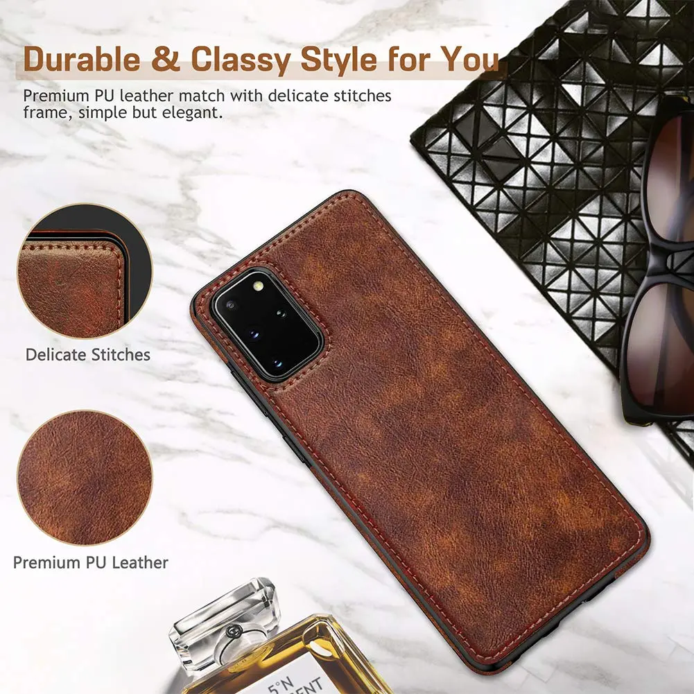 LOHASIC Leather Case for Samsung Galaxy S20 Plus 6.7" | Slim, Shockproof & Elegant - view 3