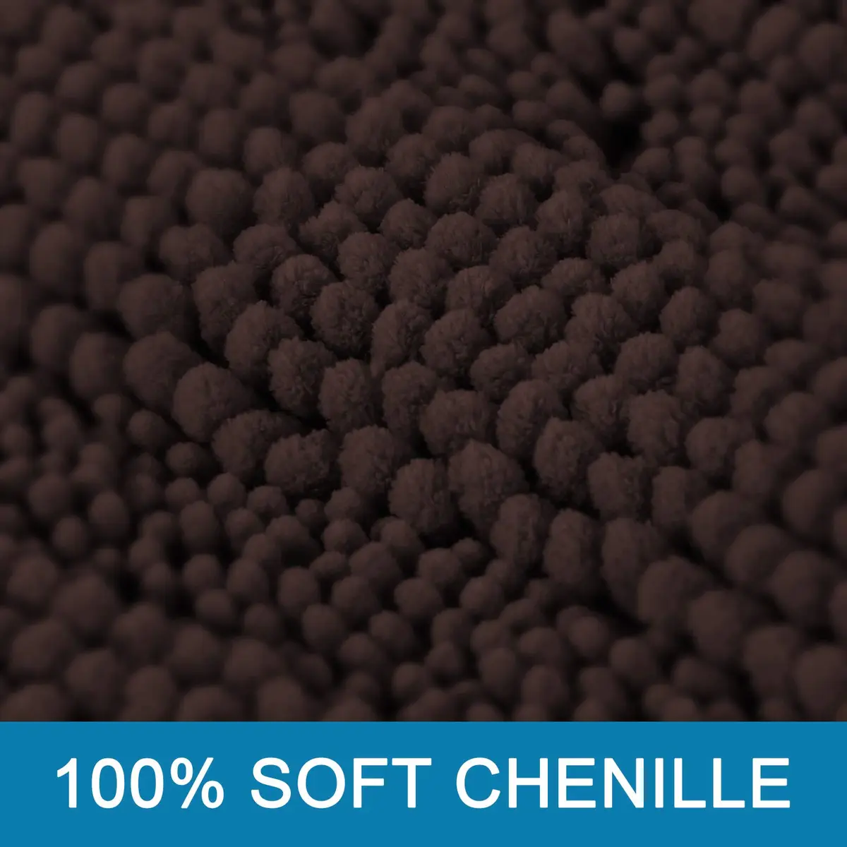 H.VERSAILTEX Thick Chenille Bathroom Rug Mat Set 2 Piece | Extra Soft & Absorbent - view 2