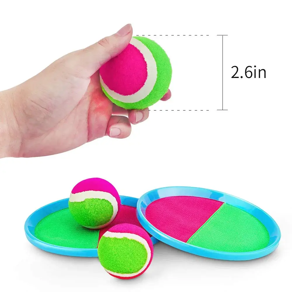 Ayeboovi Replacement Sticky Balls 4 Packs, 72.6g (2.6 Inch Diameter) | Toss and Catch Game Balls - view 3