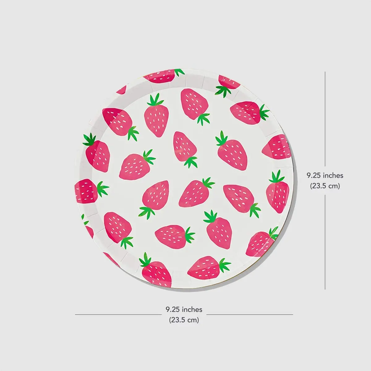 Coterie Fruit Large Paper Plates 9.25" | Summer Party, Kids Birthday, Baby Shower - view 5