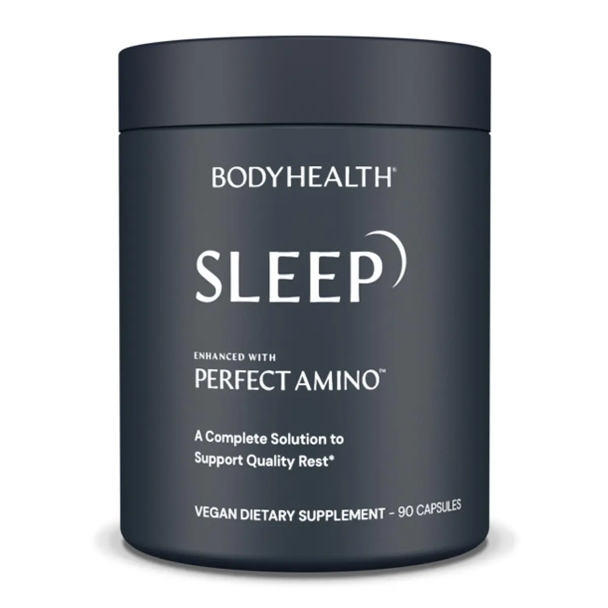 BodyHealth Sleep, Sleep Aid & Supplement for Adults, 3 mg Melatonin, Non-Habit Forming, 90 Capsules | Deep Rest & Stress Relief - main product image