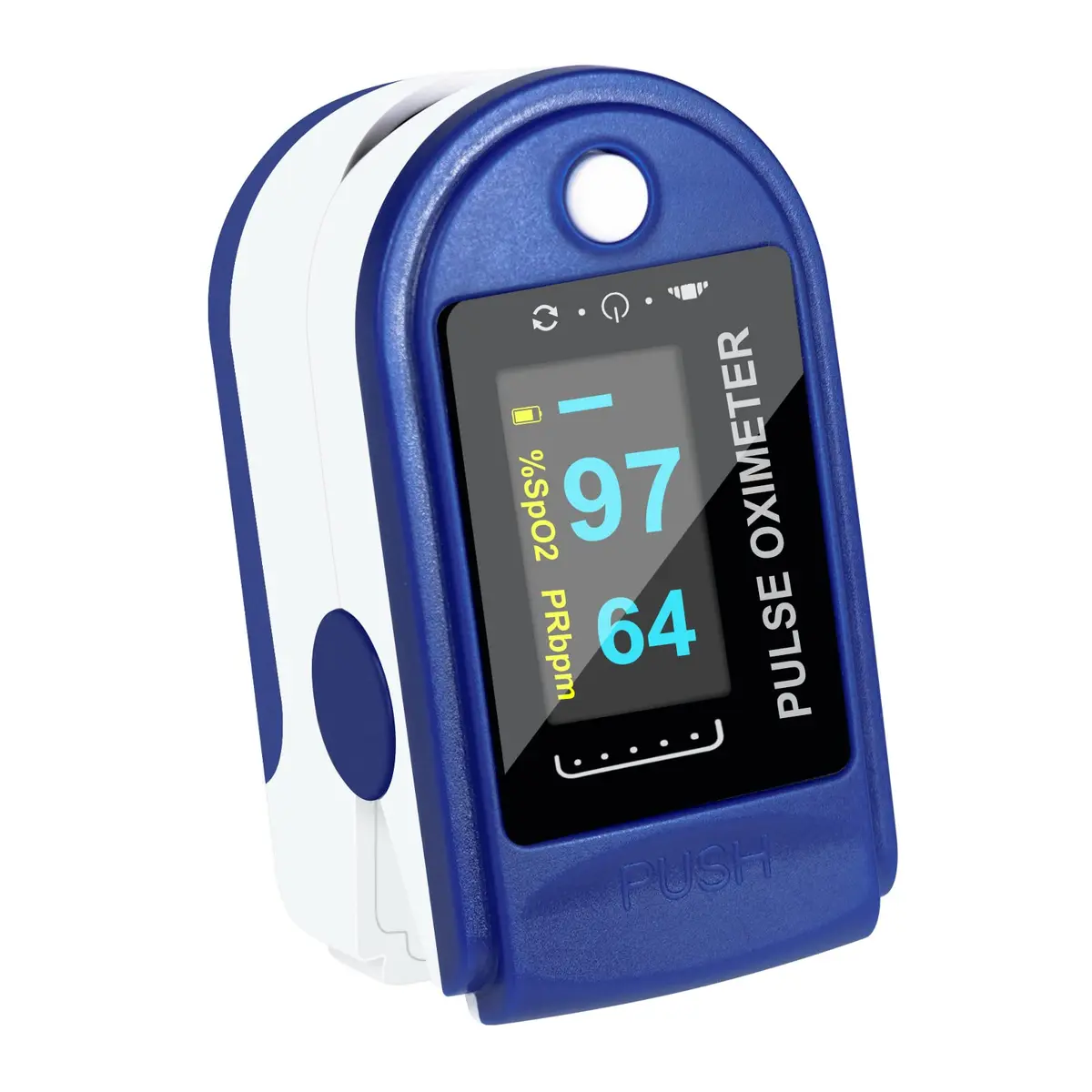 Easy@Home Fingertip Pulse Oximeter with Waveform Display | Accurate & Portable for Sports & Aviation - main product image