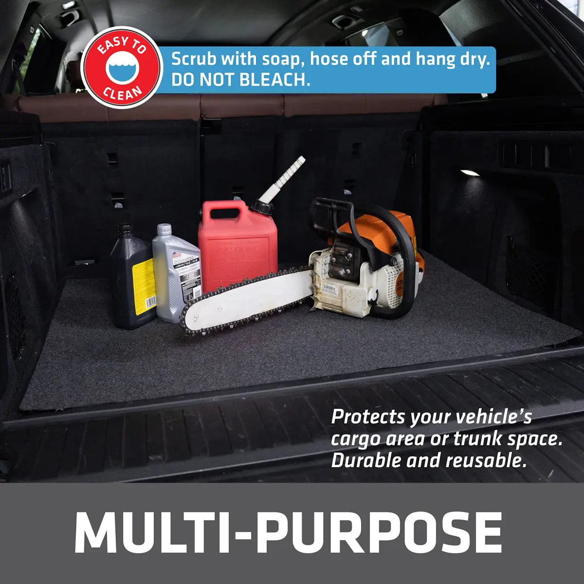 Drymate Premium Maintenance Mat 1.52m x 1.83m (5' x 6') | Absorbent, Waterproof Garage Floor Protection - view 5