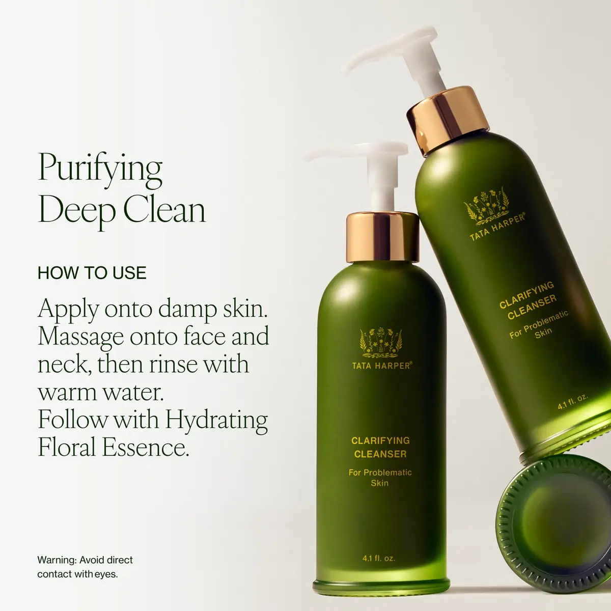 Tata Harper Clarifying Cleanser 50ml | Sulfate-Free Oily Skin Face Wash for Blemish-Prone Skin - view 8