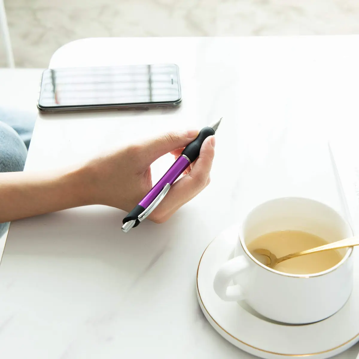 MiSiBao Retractable Ballpoint Pens Black Ink 1mm Medium Point | Smooth, Refillable, for Office & School (140mm) - view 7