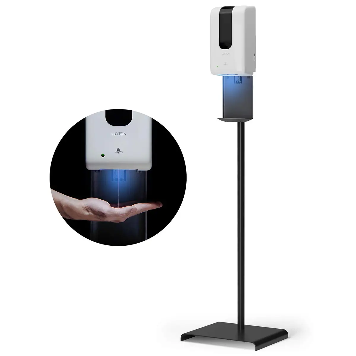 Luxton Home Automatic Hand Sanitizer Dispenser with Stand 1200ml | Touchless, Portable & Hygienic - main product image
