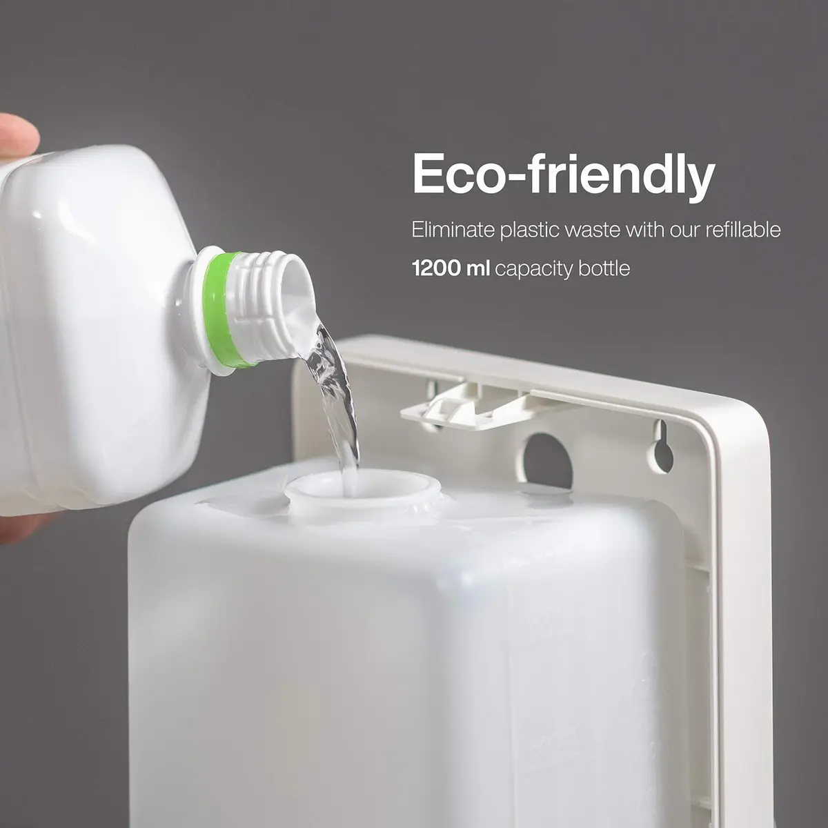Luxton Home Automatic Hand Sanitizer Dispenser with Stand 1200ml | Touchless, Portable & Hygienic - view 5