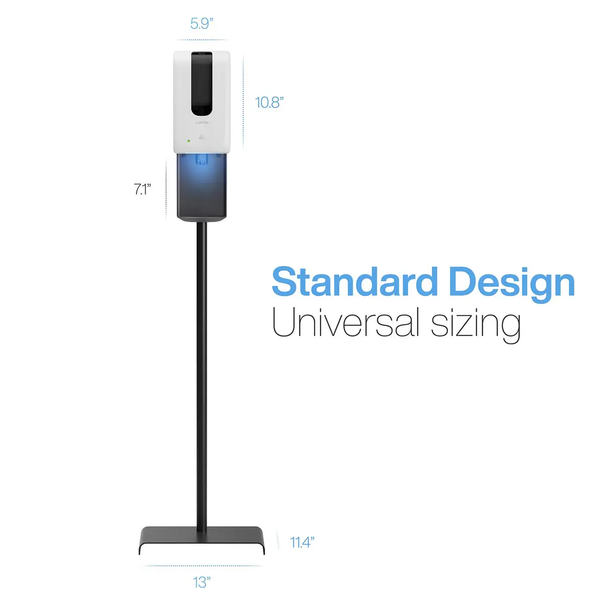 Luxton Home Automatic Hand Sanitizer Dispenser with Stand 1200ml | Touchless, Portable & Hygienic - view 6