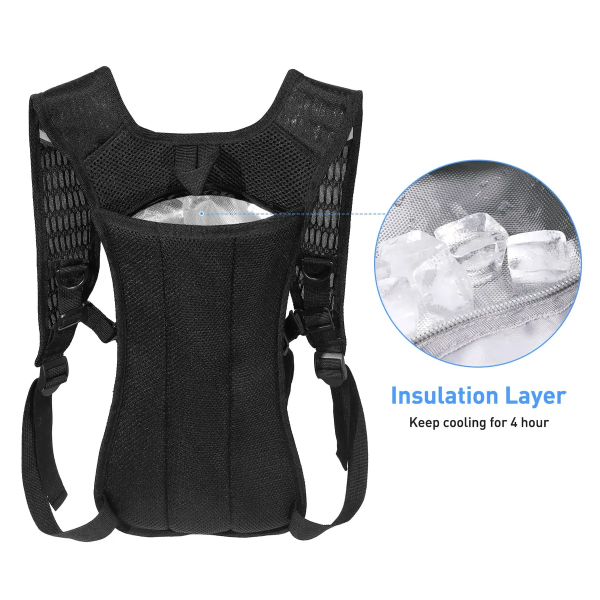 KUYOU Rave Hydration Pack 2L | Festival & Outdoor Water Backpack (100 words) - view 5