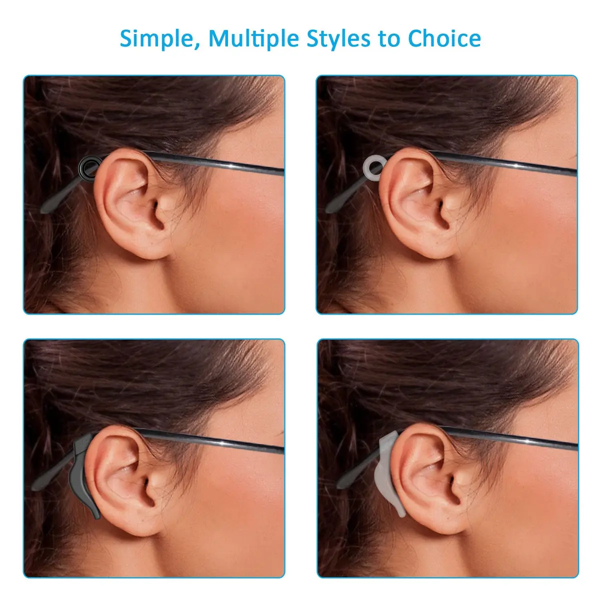 Mcyye Eyeglasses Ear Grips Silicone Anti Slip Retainer for Kids & Adults | Keep Glasses from Slipping - view 2