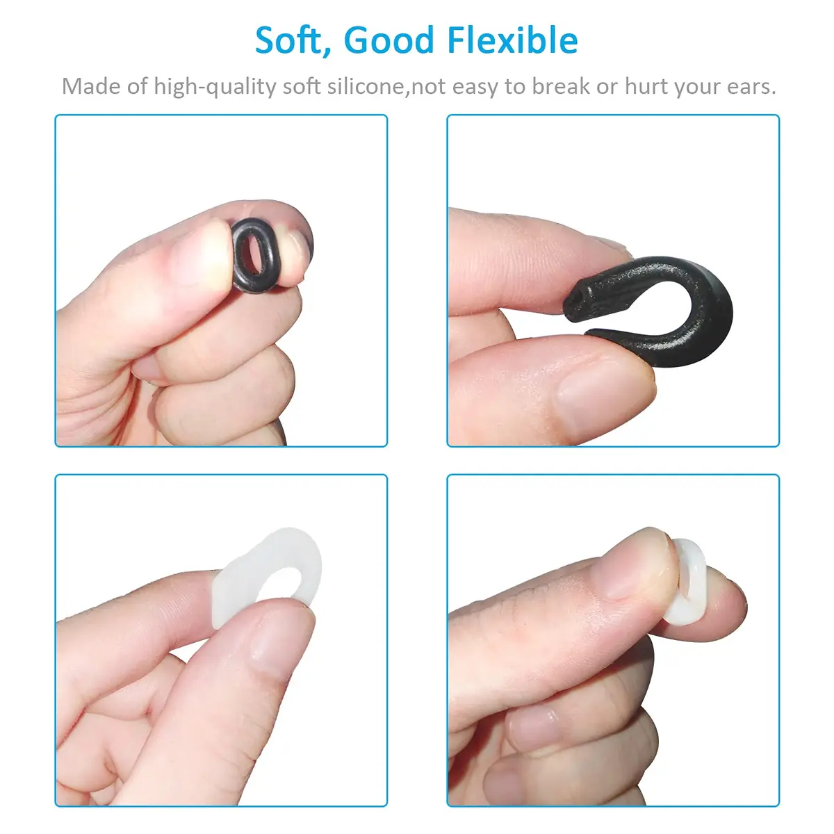 Mcyye Eyeglasses Ear Grips Silicone Anti Slip Retainer for Kids & Adults | Keep Glasses from Slipping - view 4
