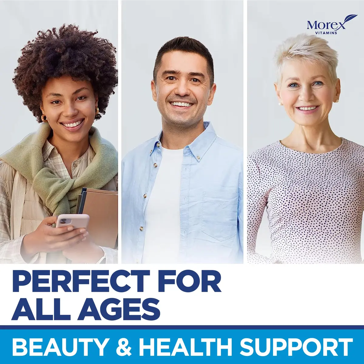 MOREX VITAMINS Biotin Collagen Keratin Supplement 60 caps | Hair Growth Support for Women - view 5