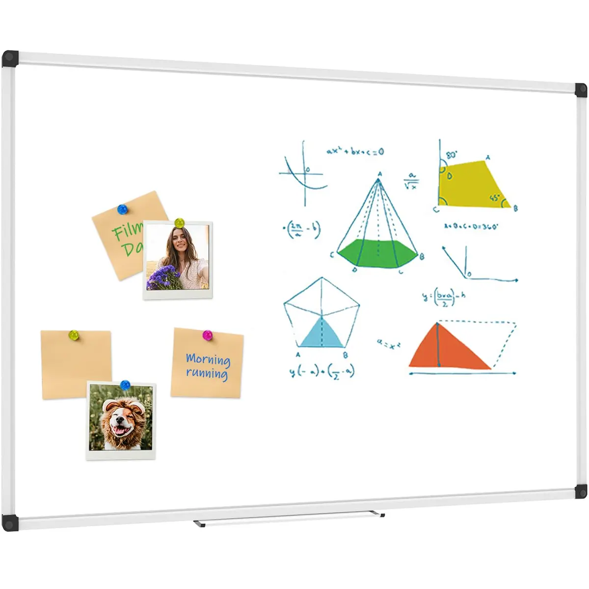 X Board Magnetic Whiteboard 72 x 40 Inches | Large Magnetic Dry Erase Surface for Office & School - view 4