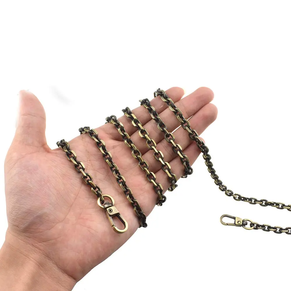 HAHIYO Mini Pochette Purse Chain Strap 55.1 Inches | 6mm Wide Bronze for Shoulder & Crossbody - main product image