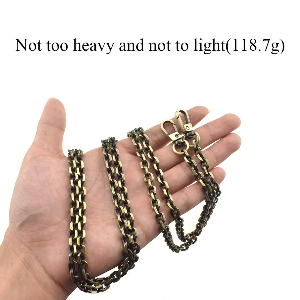 HAHIYO Mini Pochette Purse Chain Strap 55.1 Inches | 6mm Wide Bronze for Shoulder & Crossbody - view 4