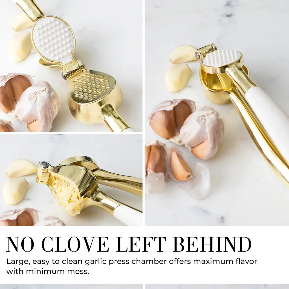 Styled Settings White & Gold Cooking Utensils Set, 8-Piece | Glamorous Kitchen Tools for Modern Homes - view 7