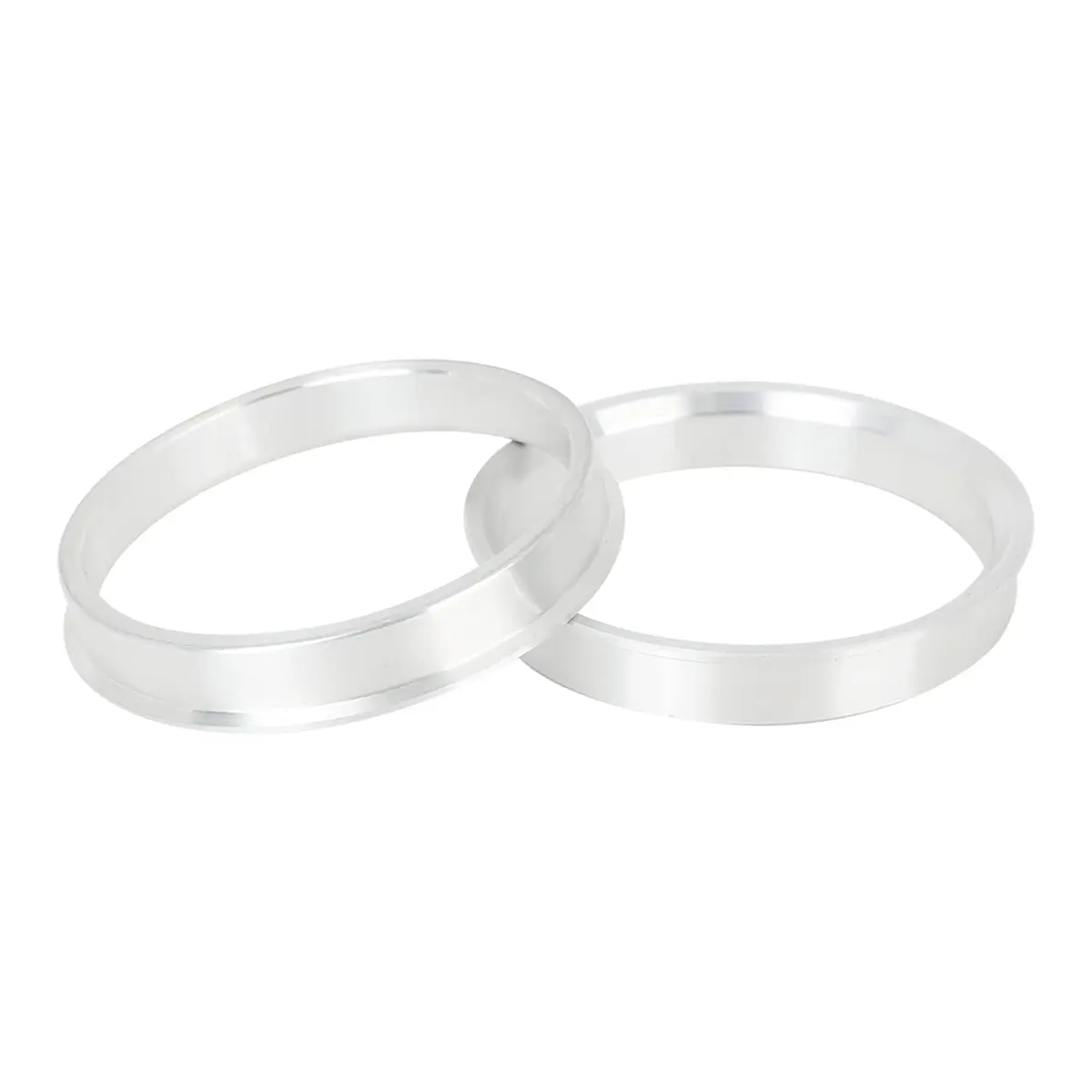 X AUTOHAUX 60.1mm to 54.1mm Aluminium Alloy Hub Centric Rings (4-Pack, Silver Tone) | Eliminate Steering Vibrations - view 7
