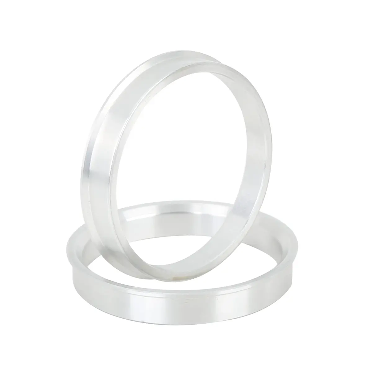 X AUTOHAUX 60.1mm to 54.1mm Aluminium Alloy Hub Centric Rings (4-Pack, Silver Tone) | Eliminate Steering Vibrations - view 8