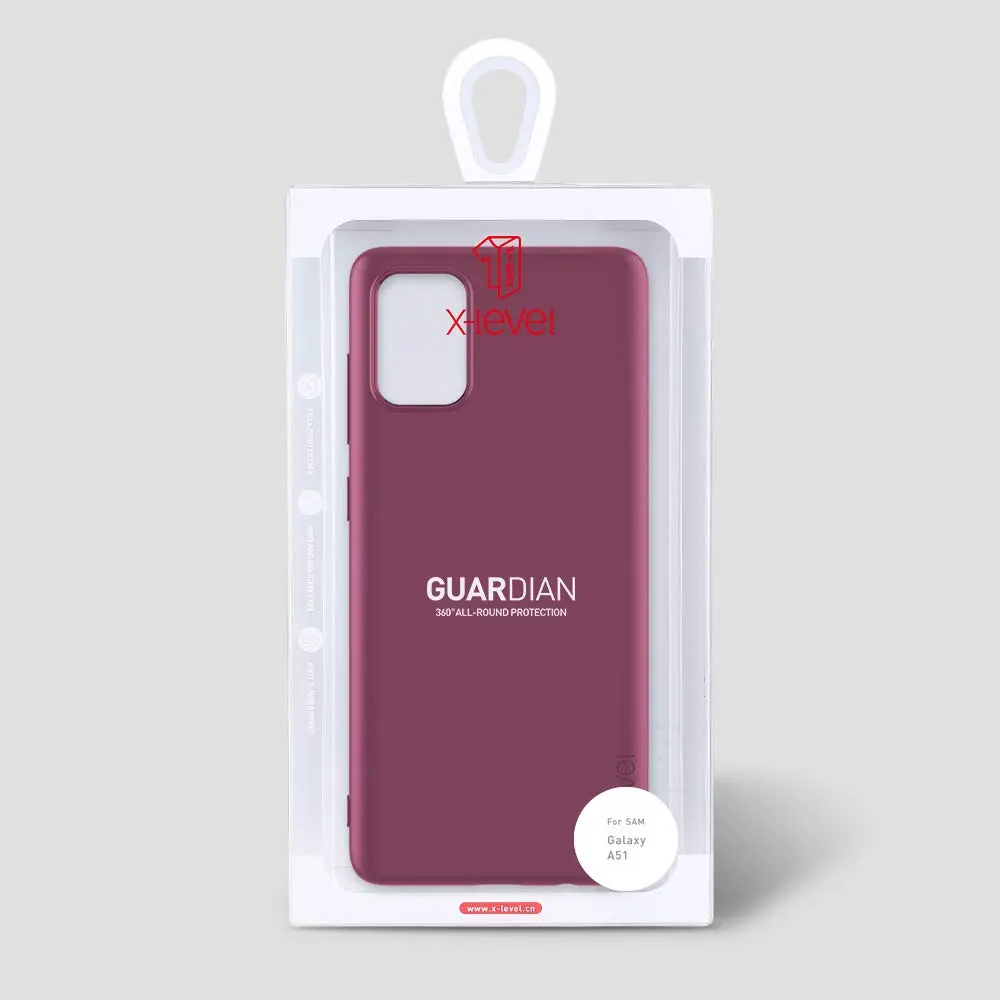 X-level Galaxy A51 Case Slim Fit Red | Ultra Thin TPU Cover with Perfect Fit - view 7