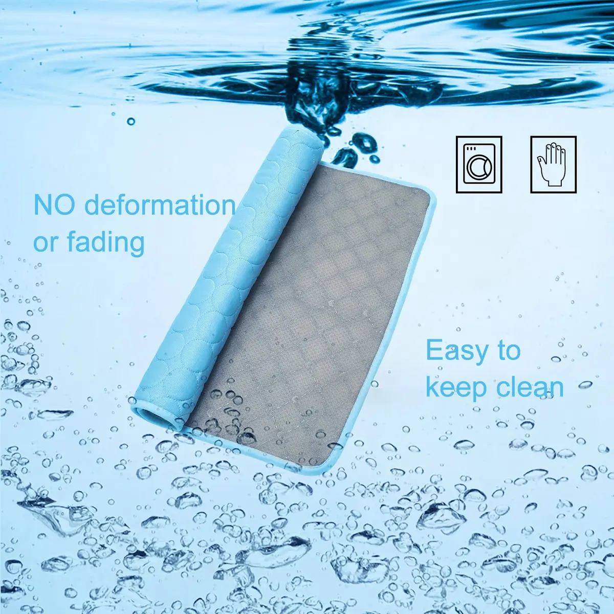 dgdgbaby Portable Dog Cooling Mat 22x28 in | Self-Cooling, Washable, Non-Slip Summer Bed - view 6
