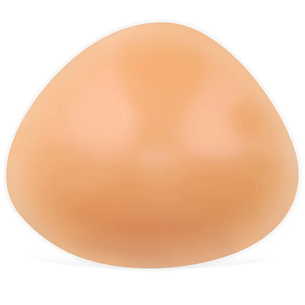 ONEFENG Triangle Silicone Breast Form Mastectomy Prosthesis Concave Bra Enhancer Inserts (1 Piece, 500g / 17.6 oz) - main product image