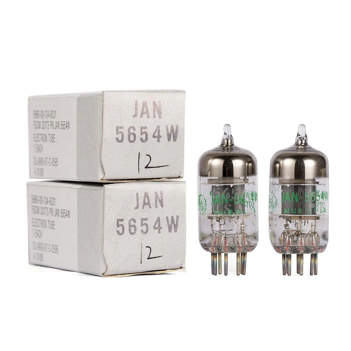 Douk Audio Matched Pair GE JAN 5654W Vacuum Tubes Upgrade for 6AK5 6J1 6Ж1 EF95 6J1P (2-Pack) - view 3