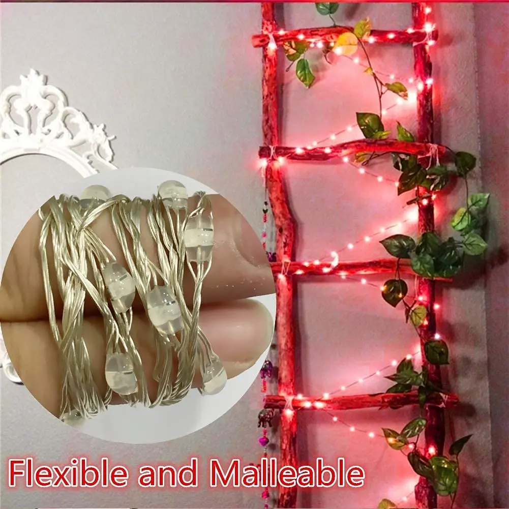 Twinkle Star Color-Changing Fairy Lights, 33Ft 100 LED, 16 Colors | USB-Powered Indoor String Lights - view 5