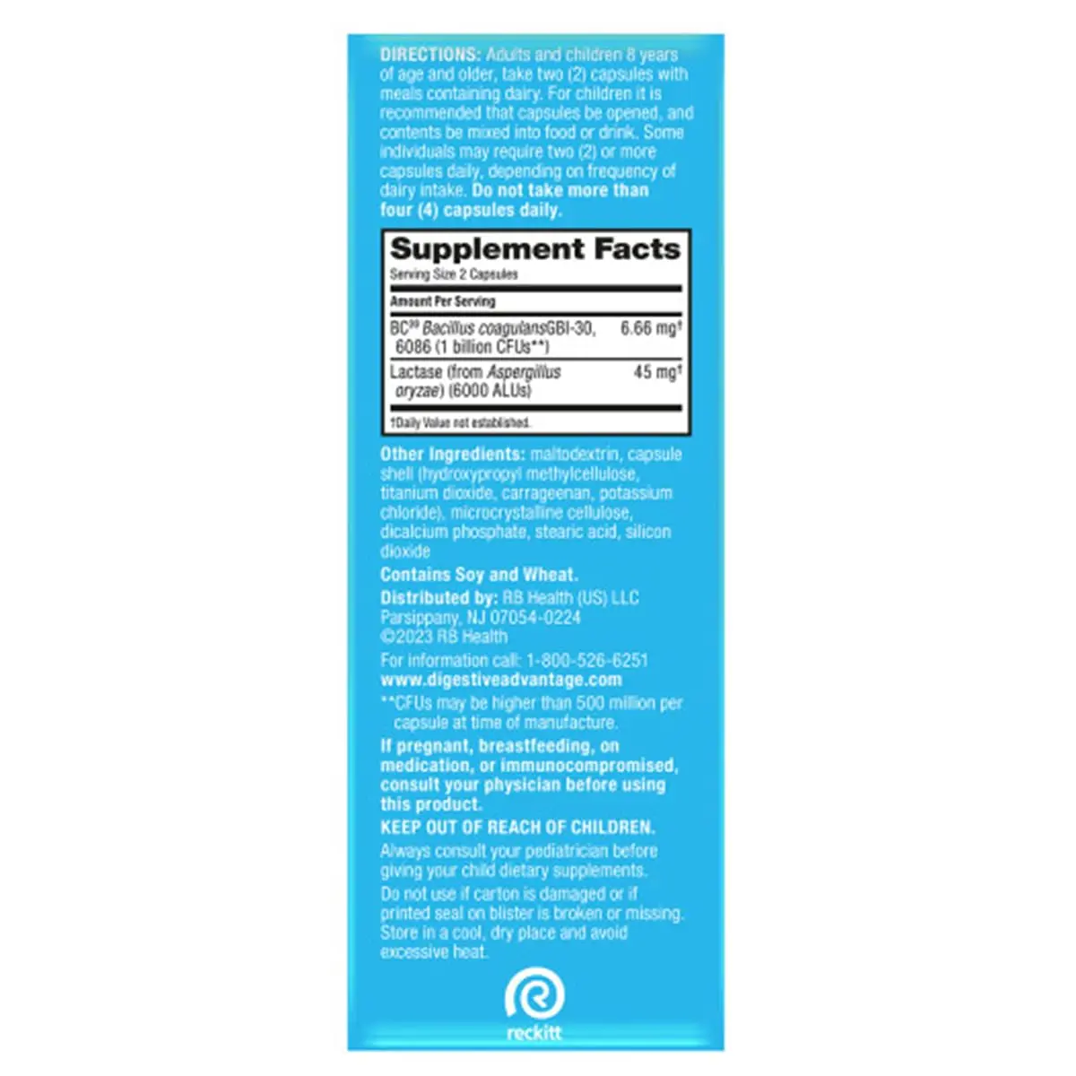 Digestive Advantage Probiotics + Lactase Digestive Enzymes for Digestive Health | Daily Support for Women & Men (96ct Pack of 4) - view 5