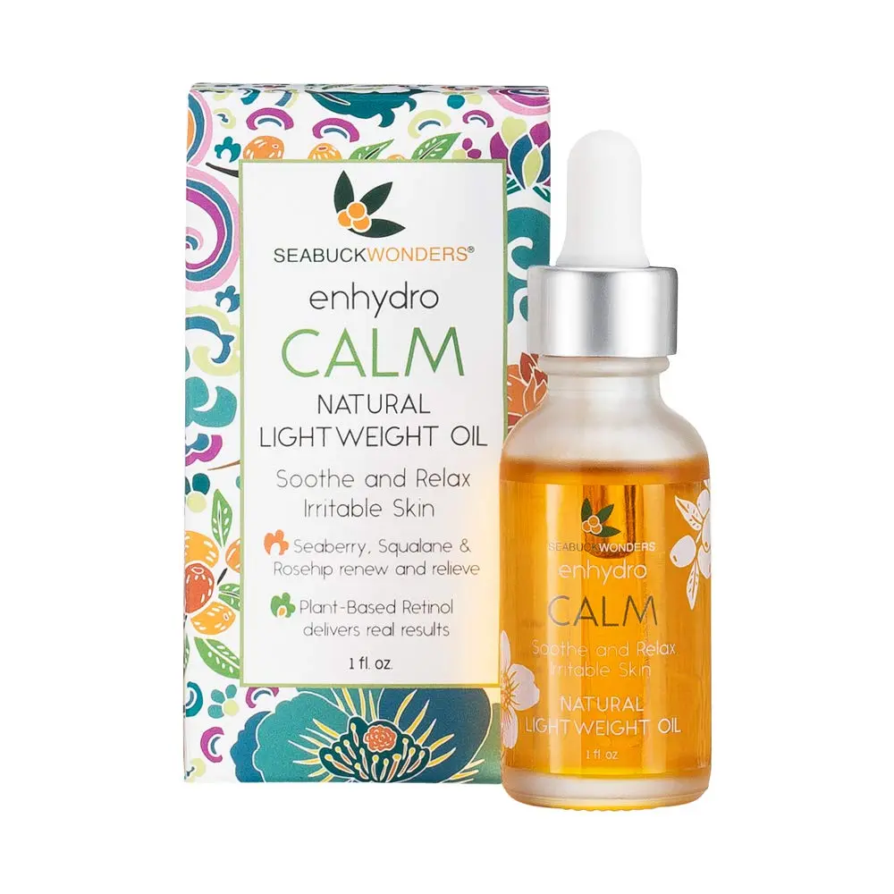 SeabuckWonders Omega 7 Sea Buckthorn Enhydro Calm Oil Serum, 1 Fl Oz | Nourishing & Soothing for Sensitive Skin - main product image